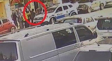 Kayseri'de avukat ile oğlunun uğradığı saldırı kamerada