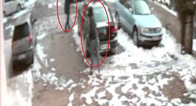 Kayseri'de bir apartmanın otoparkındaki silahlı saldırı kamerada: 1 yaralı