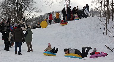 Kuzuyayla Tabiat Parkı'nda tatilci yoğunluğu