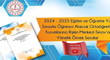 LGS'ye yönelik ikinci örnek soru kitapçıkları yayımlandı