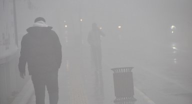 Mardin'de yoğun sis; görüş mesafesi 15 metrenin altında düştü