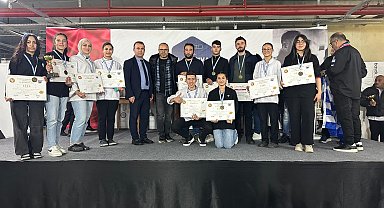 Mardinli öğrencilerin gastronomi başarısı; 9 madalya ile kupa kazandılar