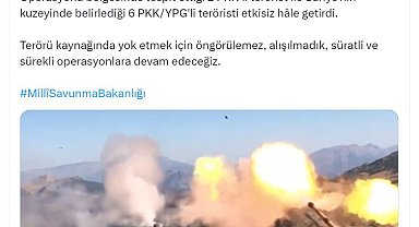 MSB: 8 terörist etkisiz hale getirildi