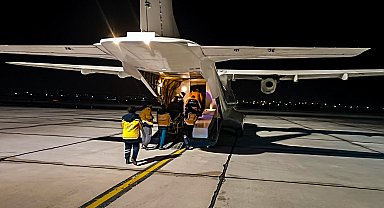 MSB: Kalp rahatsızlığı bulunan vatandaş, ambulans uçakla Ankara'ya ulaştırıldı