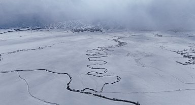 Nehil Deresi'ndeki menderesler dronla görüntülendi