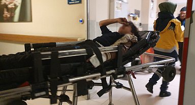 Okul duvarına tırmanan Yusuf'un tele takılan eli parçalandı