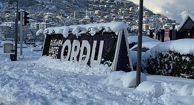 Ordu'da eğitime 'kar' engeli