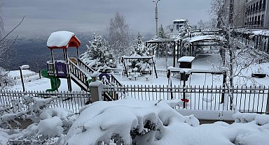 Ordu'nun 19 ilçesinde eğitime 'kar' engeli