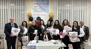 Otizmli Yusuf'un yazdığı kitap, okuyucuyla buluştu