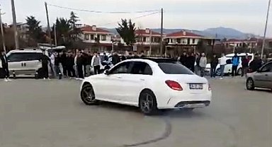 Otomobille drift yapan ehliyetsiz sürücüye 84 bin lira ceza