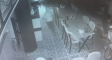 Restorandan hırsızlık kamerada