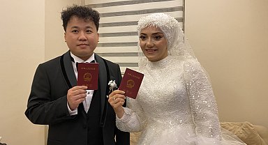 Rize'ye Çin'den damat