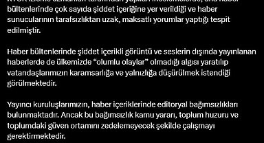 RTÜK Başkanı Şahin: Tarafsızlığı hiçe sayan yayıncılara yaptırım uygulanacak