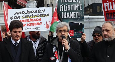 Saadet Partisi'nden Türkiye genelinde 'Gazze Boşaltılamaz' çağrısı