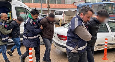 Samsun merkezli 5 ilde suç örgütü operasyonu; 37 gözaltı