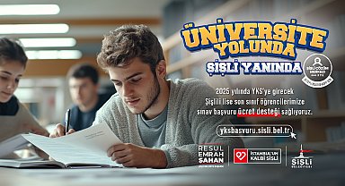 Şişli Belediyesi, YKS'ye girecek öğrencilerin sınav ücretlerini karşılayacağını duyurdu