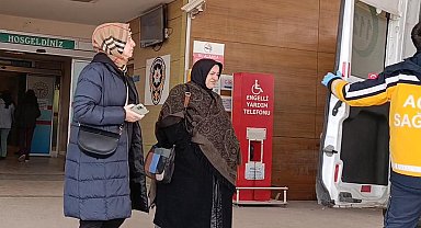Sobadan sızan gazdan zehirlenen çift, tedaviye alındı