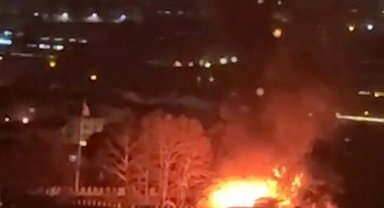 Tarihi Kestel Kalesi'nde yangın; 1 saatte söndürüldü