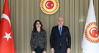 TBMM Başkanı Kurtulmuş, Gürcistan Dışişleri Bakanı Botchorishvili'yi kabul etti