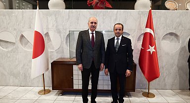 TBMM Başkanı Kurtulmuş, Tokyo Büyükelçiliği'ni ziyaret etti