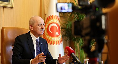 TBMM Başkanı Kurtulmuş, Ukrayna Meclis Başkanı Stefanchuk ile video konferans görüşmesi gerçekleştirdi