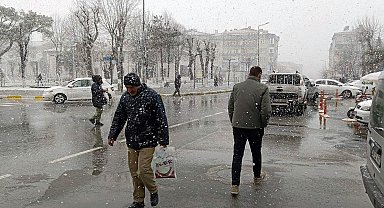 Tekirdağ'da kar yağışı