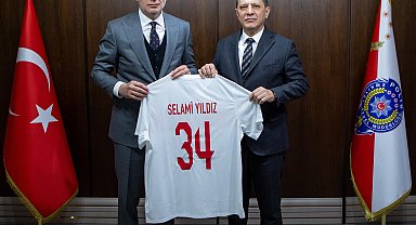 TFF Başkanı Hacıosmanoğlu, İstanbul Emniyet Müdürü Yıldız'ı ziyaret etti