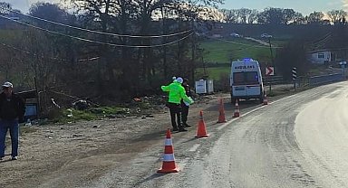 TIR ile çarpışan motosikletin sürücüsü öldü