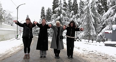 Trabzon'da kara horonlu karşılama