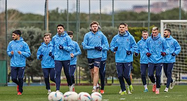 Trabzonspor, Eyüpspor maçının hazırlıklarını sürdürdü