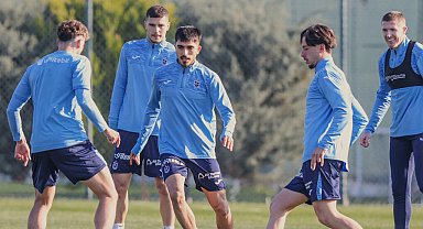 Trabzonspor, İskenderunspor maçının hazırlıklarını sürdürdü