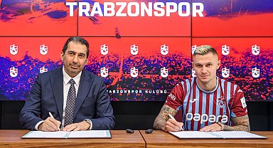 Trabzonspor'da Oleksandr Zubkov için imza töreni düzenlendi