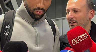 Trabzonspor'un yeni transferi Tim Jabol-Folcarelli, Trabzon'a geldi