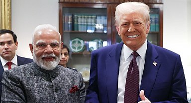 Trump, Hindistan Başbakanı Modi'yi Beyaz Saray'da ağırladı