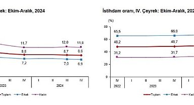 TÜİK: 4'üncü çeyrekte işsizlik oranı yüzde 8,6 oldu