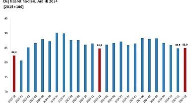 TÜİK: Dış ticaret haddi 0,2 puan arttı