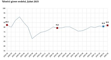 TÜİK: Tüketici güven endeksi, şubatta arttı