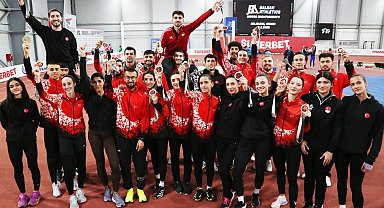 Türkiye, Balkan Salon Atletizm Şampiyonasında 18 madalya kazandı