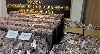 Yeşil reçeteye tabi 600 bin adet hapla yakalanan şüpheli tutuklandı