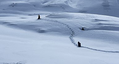 Yüksekova'da içme suyu şebekesinin üzerine çığ düştü