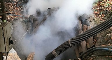 Zonguldak'ta kaçak 2 maden ocağı patlayıcı ile imha edildi