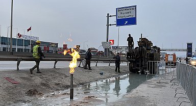 14 gündür yanan metan gazının 500 metre ilerisinde gaz açığa çıktı; gaz kontrollü şekilde alevlendirildi