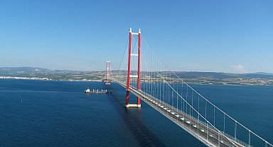 1915 Çanakkale Köprüsü'nden 3 yılda 7 milyon araç geçti