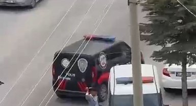 2 polisi yaralayan şüphelinin vurularak yakalandığı olaya ilişkin görüntüler ortaya çıktı