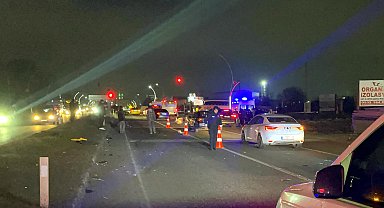 3 aracın karıştığı kazada motosikletin sürücüsü öldü