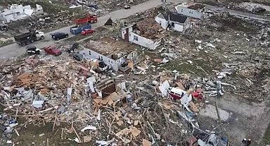 ABD'de etkili olan hortum ve şiddetli fırtınada hayatını kaybedenlerin sayısı 40'a yükseldi