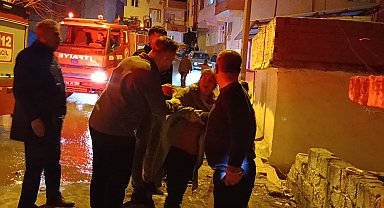 Adıyaman'da evde çıkan yangında 10 kişi dumandan etkilendi