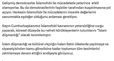 AK Parti'li Çelik: İslam düşmanlığıyla mücadele tüm insanlığın meselesidir