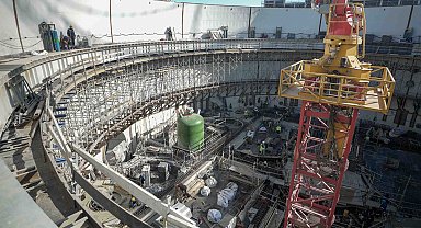 Akkuyu NGS'de basınç kompansatörünün kurulumu gerçekleştirildi