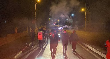 Aksaray'da halkı sahura bando takımı uyandırdı